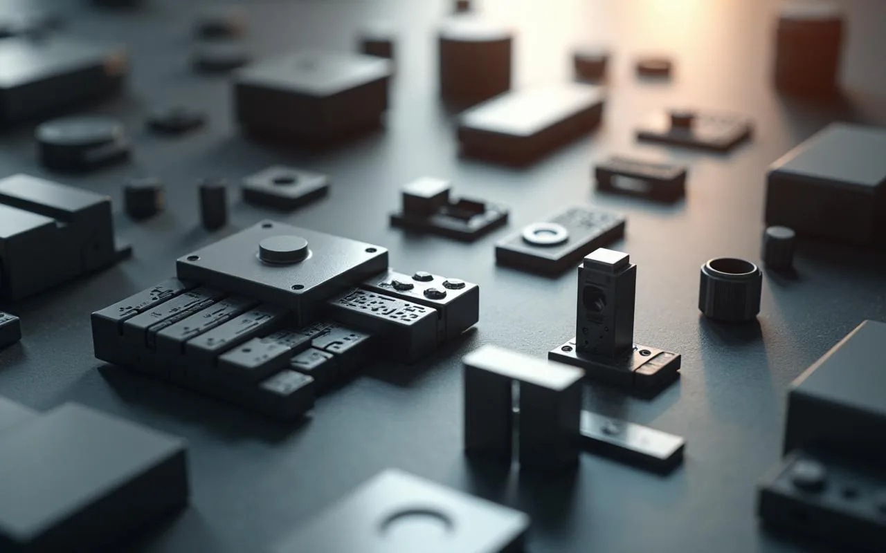 Modular parts fitted together, standing for a team that arrives in pieces and works as one